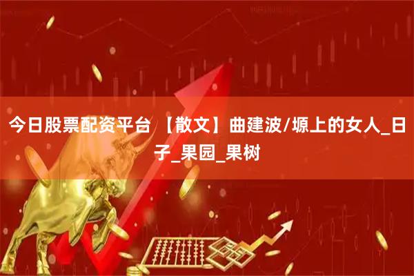 今日股票配资平台 【散文】曲建波/塬上的女人_日子_果园_果树